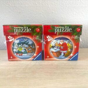 Set Of 2 RAVENSBURGER *NEW* 2012 Christmas Puzzle 54-Pieces Sealed